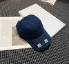 Luxury Cotton Baseball Cap for Women Designer Women Mm Letter Tryckt Ball Hat Caps Casquette Unisex Solid Fitted Sun Caps