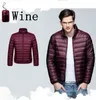 Veste bouffante d'hiver Men Ultra Light Down Veste hommes Veste de plumes de vent de vent homme léger portable CHEAU C2EZ #