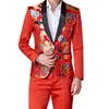 2023 Fi New Men's Casual Busin Host Fr Suit Coat Pants 2 Pcs Set / Masculino Colorido Slim Fit Blazers Calças Jaqueta i6ah #