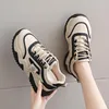 Casual Shoes Dad For Women Sneakers Spring Lace-up Low-tops Fashion Trendy Comfortable Platform Women's Vulcanized