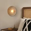 Wandlamp Slaapkamer Binnen Woonkamer 110V Voor Huisdecoratie Verlichting Modern Harsglas Nachtkastje Wa Armatuurverlichting