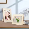 Frames DIY Handmade Po Frame 6 Inches (6 Pieces) Wood Craft Picture Wooden Unfinished Crafts For Kids