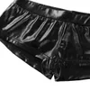 Womens Fi Shorts Bottoms Shiny Faux Leather Low Midj Hot Shorts Pants For Clubwear Pole Dancing Raves Festivals Costumes V7mm#