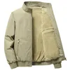 mantlconx più nuovo 8XL giacche invernali da uomo colletto alla coreana spesso cappotti da uomo casual caldo pile Cott giacche da uomo abbigliamento outwear 91xc #