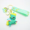 Cartoon Rainbow Horse Pool Unicorn Keychain Pendant Cute Women's Bag Accessories Doll Keychain Small Gift