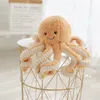 Pulpo grande de peluche de juguete, muñeco de pulpo, regalo de Festival de cumpleaños para niños, muñeco de tela, muñeco de pulpo