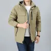 Erkekler için Parkas Erkek Ceketler Mens Style Giyim Bombacı Bombacı Büyük Boy Rüzgar Derecesi Kapşonlu Golf Rüzgar Yüzü Hafif Trekking Soğuk S8Y2#