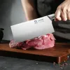 Knivar 16st rostfritt stål köttkleaver japansk kock kniv kök grönsaksskivning kniv skär och skär kök knivar