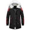 Marque nouvelle veste d'hiver hommes épaissir chaud Parkas Casual Lg Outwear col à capuche vestes et manteaux hommes veste homme en gros T8Rg #