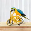 Other Bird Supplies Parrot Bicycle Plastic Toy Riding Bike Playthings Toys Electric Game Birds Training Props