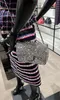 Дизайнерская сумка с бриллиантовой цепочкой, кожаная сумка через плечо, женская сумка через плечо класса люкс, летние сумки высокого качества для вечеринки с коробкой