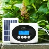 Quadro bomba dupla inteligente sistema de irrigação por gotejamento bomba de água temporizador jardim energia solar vaso planta dispositivo rega automática