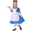 Halen Alice i Wderland Carnival Blue Party Dr Sissy Maid Lolita Parent-Child Beer Maid Cosplay Costume 75ed#