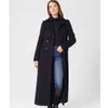 Vestes de brise-vent personnalisées de bonne qualité Vestes de mélange de vent doubles vestes à poitrine double classique Long trench-coat décontracté