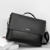 Мужской портфель, кожаная сумка для ноутбука, повседневные дорожные сумки для ноутбука, роскошные сумки, мужские сумки, дизайнерская мягкая кожаная сумка Bag1302O