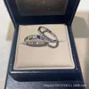 Desginer Chopard Schmuck Chopad Armband Chopin Eisring Weibchen 925 Sterling Silber verlegt V-Gold Roségold Halskette Paar Ring Xiao Familie Block Ring Heiße Verkaufen