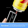 Albums Windproof Lighters Jet Flame Portable Camping Butane Torch Lighter Perforated Mini Metal Cigarette Lighter Gadgets for Men