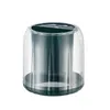 Kök förvaring runda 360 ° roterande bestick blockhållare avtagbart roterbart rackutrymme sparar plastpinnbur hem