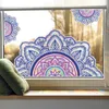 Raamstickers Mandala Decal Statische Bloem Glas Cling Privacy Decoratieve Film