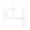 Kitchen Storage Clear Acrylic Cake Stand Holder 2 Tierd Cupcake Display Rack For Birthday Party
