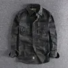 Camoue Cargo Shirts Haute Qualité Durable Randonnée En Plein Air Sport Quotidien Militaire Tactique Style Casual Camicia Camo Chemise Hommes c9iL #