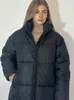 Hiver Chaud Épais Streetwear Oversize Maxi-Lg Puffer Veste Coupe-Vent Lg Plus Taille Poche De Neige Parka Vers Le Bas Manteaux Vêtements D'extérieur b5CW #