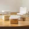 Opslagflessen Kralencontainer Doorzichtige doos Automatische afdichting Keuken voor rijstgranen Lekvrij Vochtbestendig voedsel