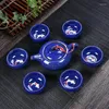 Teaware Sets Tea Set Seven-piece Ceramic SetsTeaCup ChineseTravel Drinkware Coffee China Wholesale Free Shipp