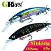 Greenspider 110mm/39G Para Pesca ISCA Arifik Leurre Suprowle Balıkçılık Cazibesi Wobbler Sert Minnow Balıkçılık Lure ABS Plastik Yem 240321