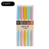 Chopsticks Classic Atmospheric Design Meal Mer Healthy Simple är inte att använda Macaroon Color Combination 2024