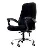 Stoelhoezen PC-stoelhoes Elastisch Grijs Zwart Marinerood Fauteuilhoes Spandex voor studeerkantoor Hoes Computer