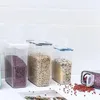 Storage Bottles Transparent Cereal Container Sealed Plastic Grain Tank Moisture-proof Airtight Food Box Kitchen