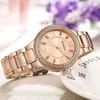 Curren Carryon 9004 Quartz Fashion Waterproof Women's Water Diamond Steel Band Casual Watch