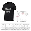 snack Life T-Shirt plus size tops summer tops Short sleeve tee animal prinfor boys plain white t shirts men g0wQ#
