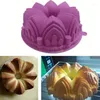 Baking Moulds 1PC Big Crown Castle Shape Silicone Cake Mold Mousse Non-Stick 3D Cathedral Birthday Pan Decorating Tools Large Bread Fonda