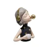 Miniaturen Nordic Ins Musik Blase Mädchen Figur Ornamente Wohnzimmer Couchtisch Obsttablett Lagerung kreative Heimdekoration Zubehör