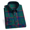 2024 Men Regular Fit Soft Daily Casual Shirts Clothing Plus size Autumn Winter Fi New Cott Flannel Plaid Shirts x5df#