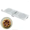 Moldes de cozimento Flor Lace Mat Bolo Molde Casamento Silicone Fondant Moldes Mousse Decorações Sugarcraft Confeiteiro Presentes para Amantes