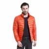 Veste bouffante d'hiver Men Ultra Light Down Veste hommes Veste de plumes de vent de vent homme léger portable CHEAU C2EZ #