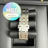 AP Montre-bracelet chronographe Royal Oak Series Montre pour femme 33 mm de diamètre Mouvement à quartz Acier de précision Platine Loisirs Femme Montre de luxe