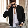2023 Autumn and Winter Suede Stand-Up Collar Men's Butt-Down Cardigan Jacket Cross-Border Casual Trendy American-Style Jacket I2B8#
