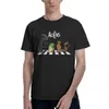 The Aliens Alf ET T-Shirt Klassischer Film Alien Abby Road Cott Vintage Kurzarm O-Ausschnitt Klassisches T-Shirt Großes T-Shirt F1bj #