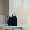 Borsa a tracolla piccola di design in vera pelle, borsa a tracolla di lusso, di qualità, di qualità, nera, bianca, per le donne, con pacchetto completo