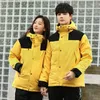 Winter Fi Par Down Jacket Mäns färg Matchande Casual Loose Student Outdoor Snow Coat 90% White Duck Down Puffer Jackets S8YC#