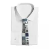 Noeuds papillon Animal damier raton laveur impression 3D cravate 8 cm de large Polyester cravate chemise accessoires décoration de fête