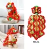 Hondenkleding leeuw danskleding outfit lichtgewicht jaar zachte grappige jas comfortabel kostuum huisdieren kleding voor themafeest