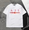 T-shirts pour hommes de créateurs Summer Loose Fit 100 coton T-shirt imprimé Marque de luxe Designer Col rond Mode Casual Top Taille asiatique M à 3XL