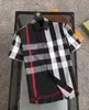 Men's shirt designer men's shirt short sleeved shirt business fashion classic casual plaid shirt high-quality silk cotton clothing cardigan women's shirt Asian size