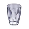 Bicchieri in acrilico Bicchieri riutilizzabili Acqua Bicchieri di plastica infrangibili Succo di birra infrangibile Tazza Lavabile in lavastoviglie G5AB