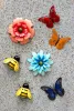 Stickers Outdoor Wrought Iron Wall Hanging Flowers Butterfly Ornament Kindergarten Balcony Accessories Crafts Garden Courtyard Decoration